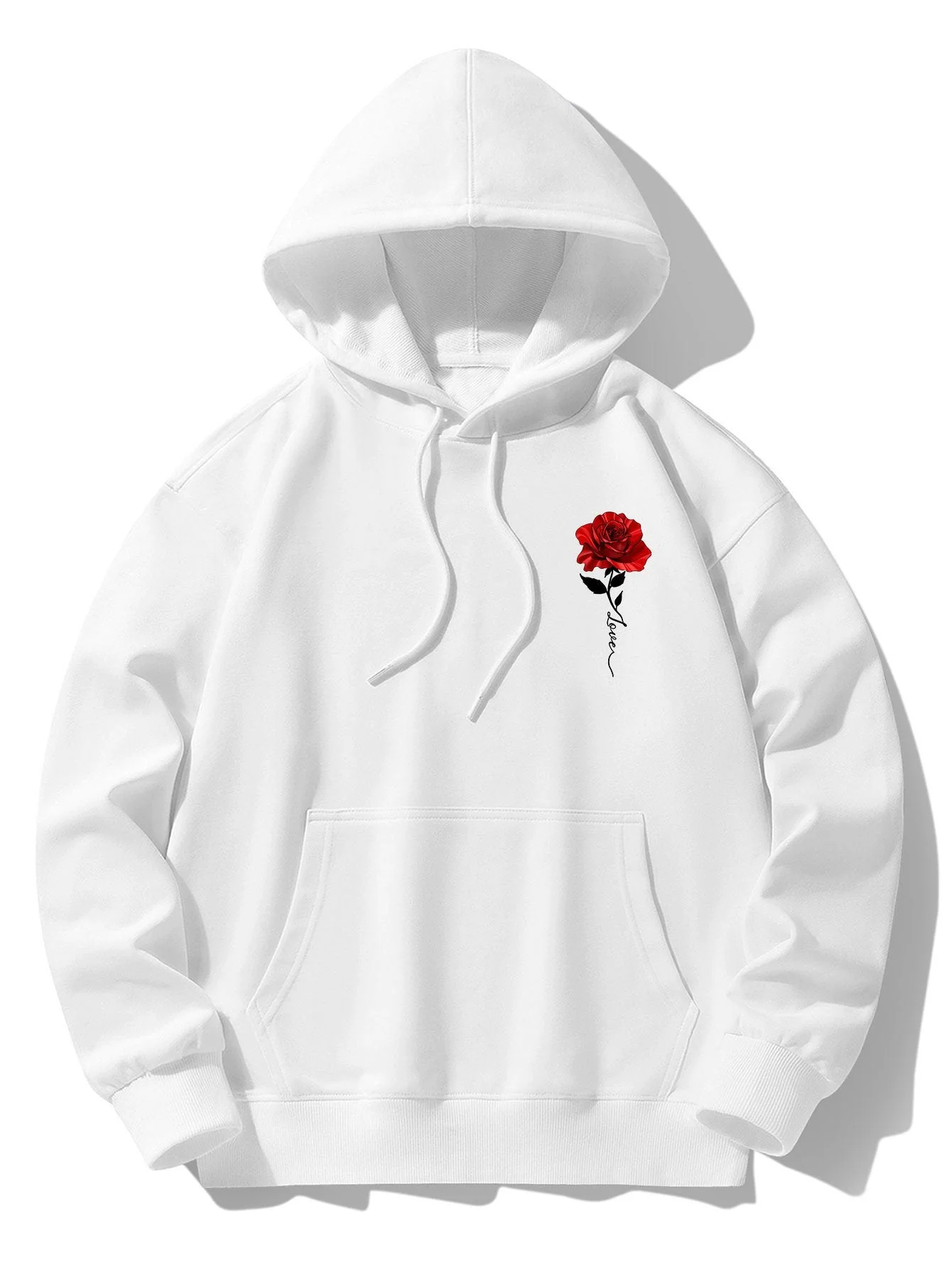 Rudy | Rose Print Cotton Blend Hoodie