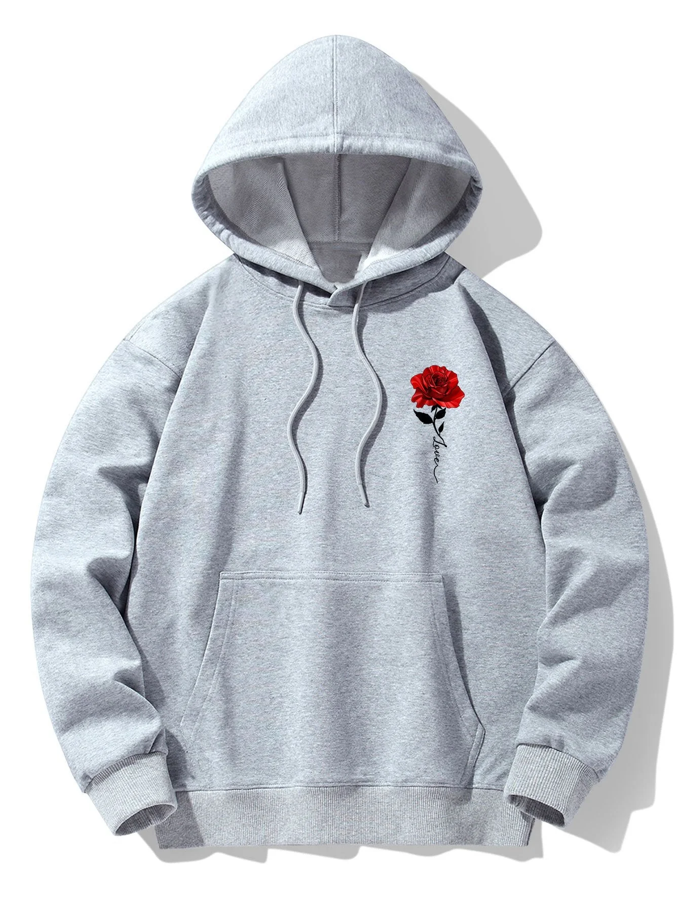 Rudy | Rose Print Cotton Blend Hoodie - Image 10