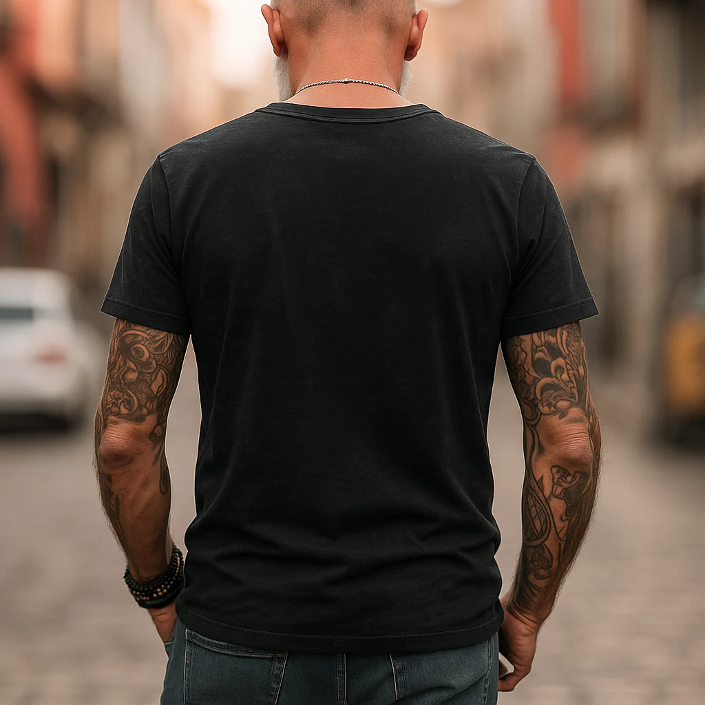 Rufus | Men'S Summer Fashion Street Print Polyester Blend Short-Sleeved T-Shirt - Image 3