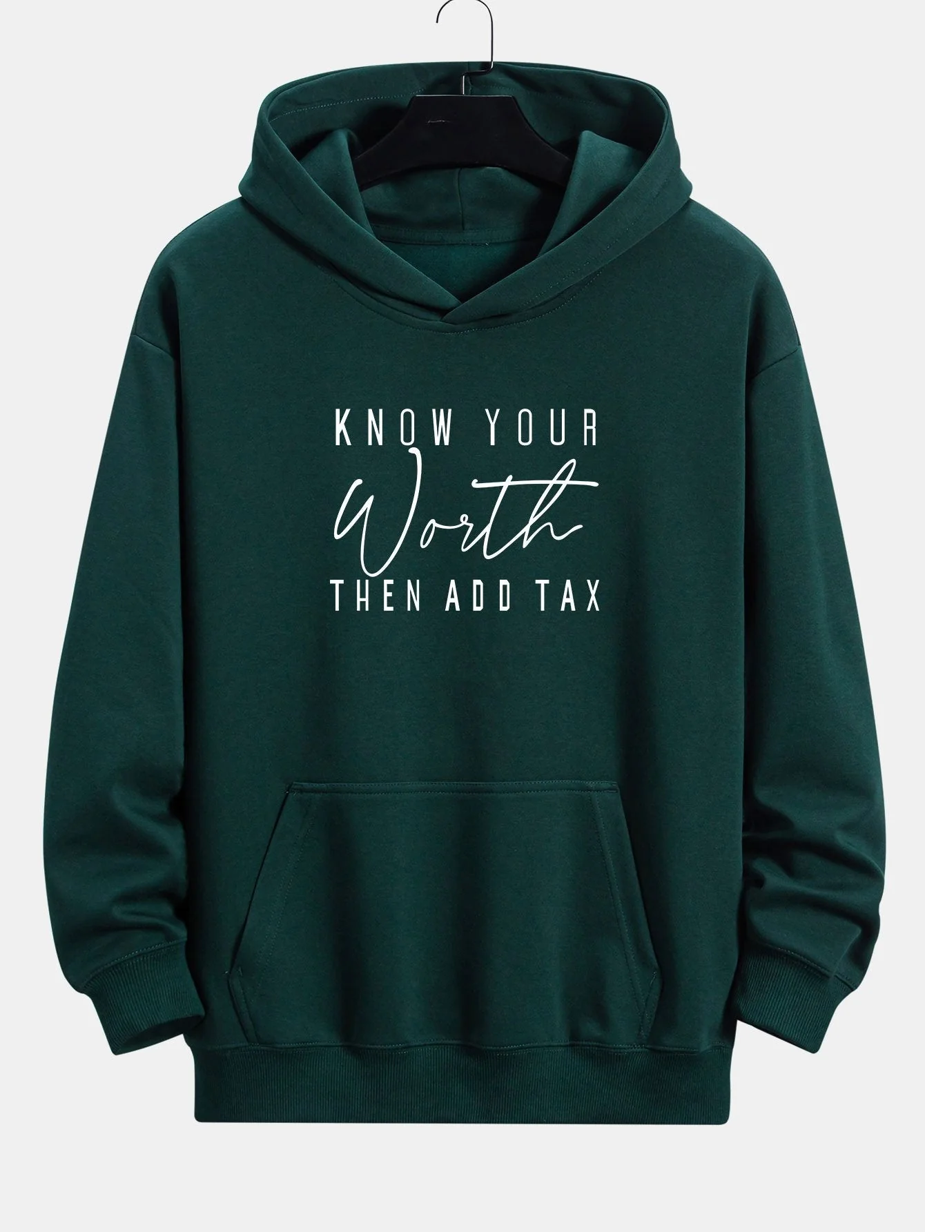 Rufus | Slogan Print Relax Fit Hoodie