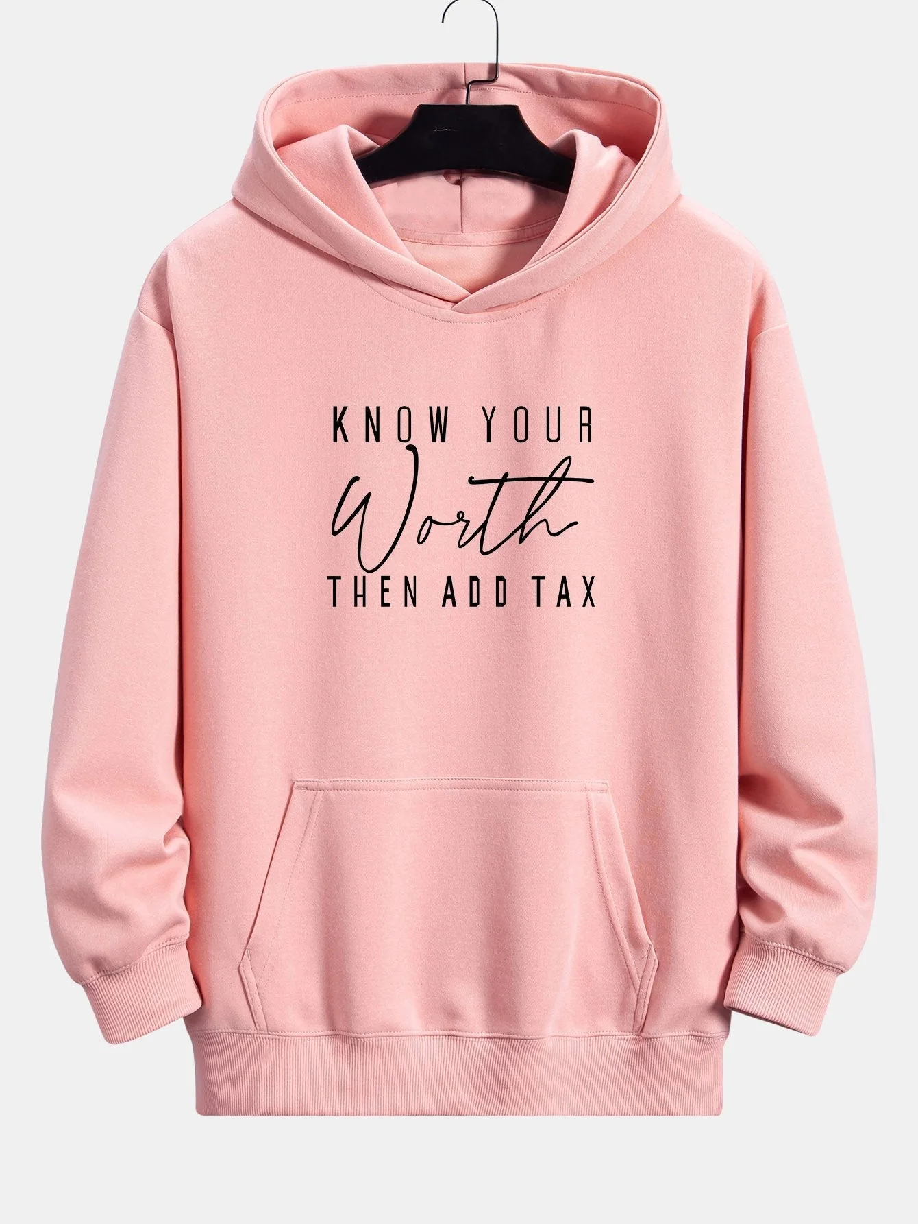 Rufus | Slogan Print Relax Fit Hoodie - Image 6