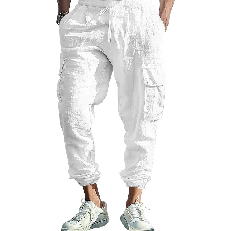 Russell® | Linen Cargo Pants - Image 4