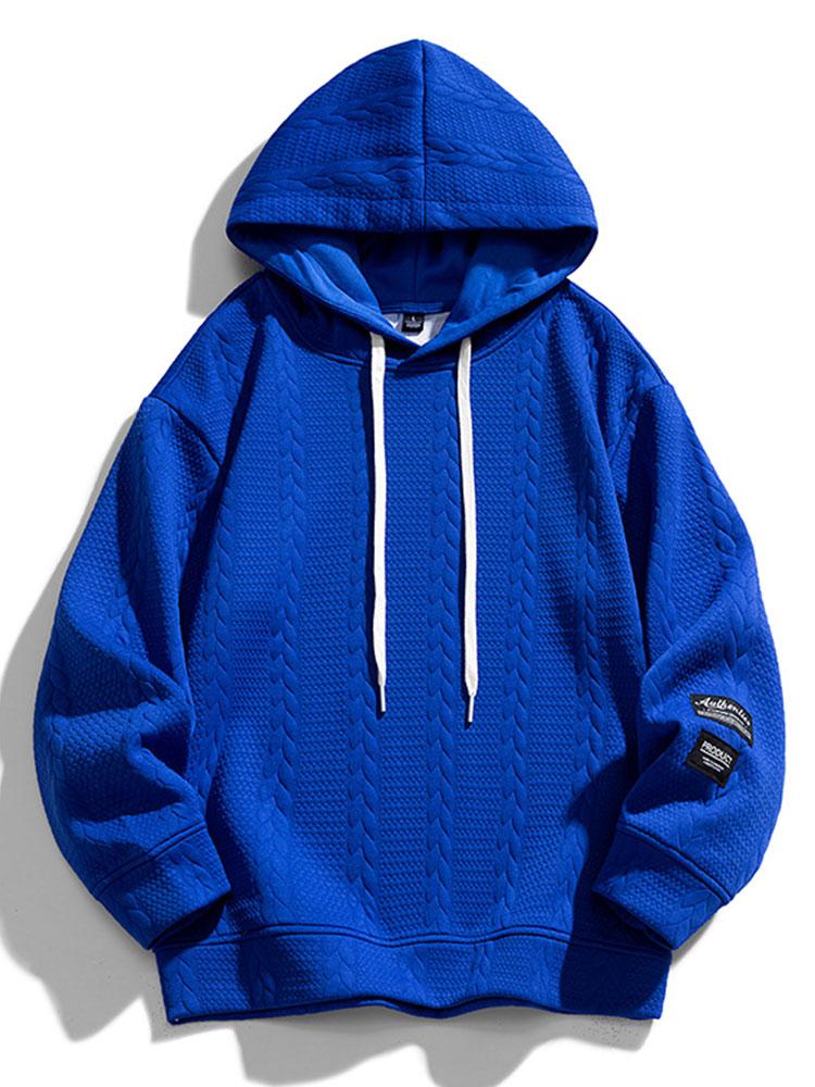 Russell | Relax Fit Wheat Jacquard Hoodie - Image 11