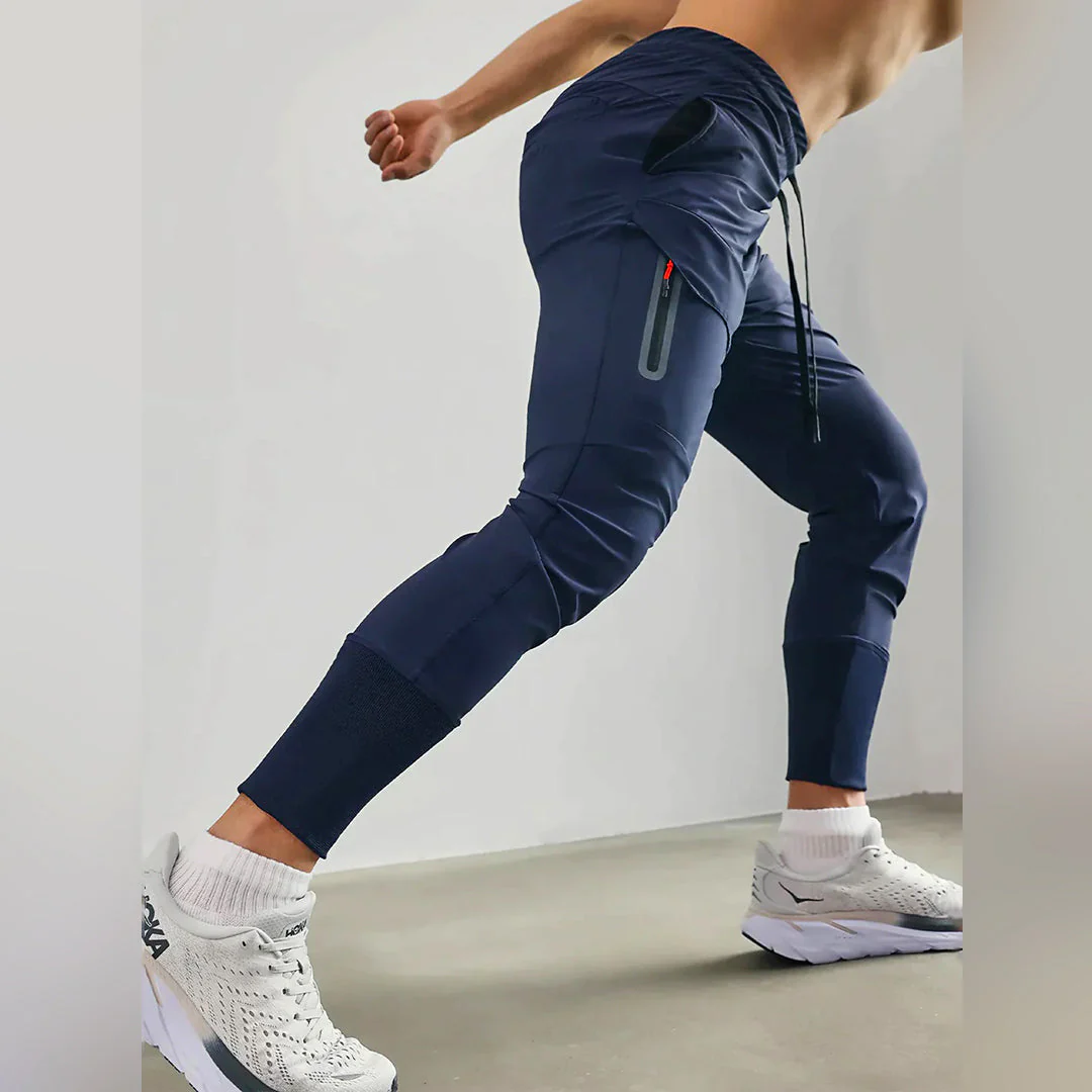 Sabino® | Gray Slim-Fit Sports Trousers - Image 3