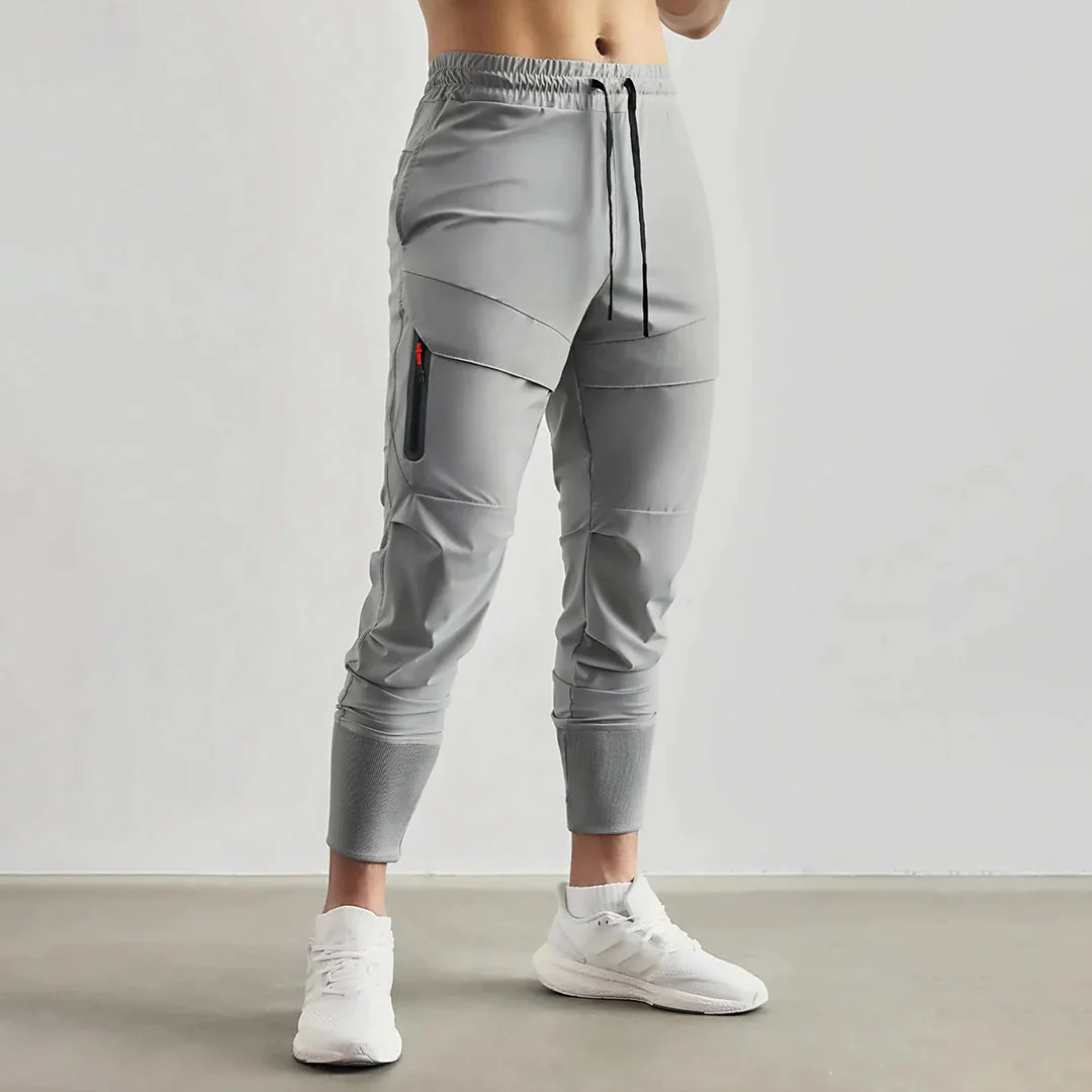 Sabino® | Gray Slim-Fit Sports Trousers - Image 5