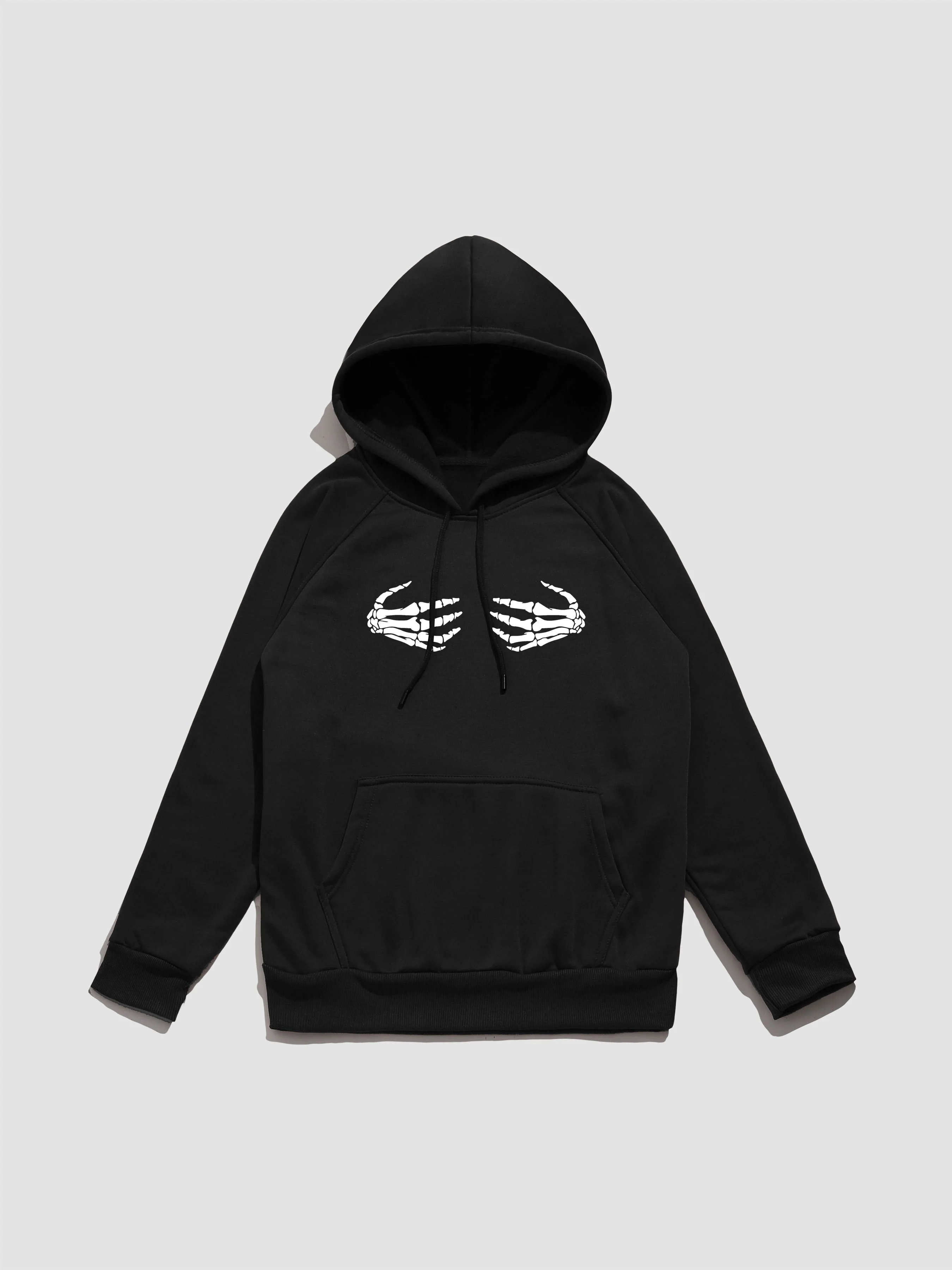 Sal | Skeleton Hand Print Hoodie
