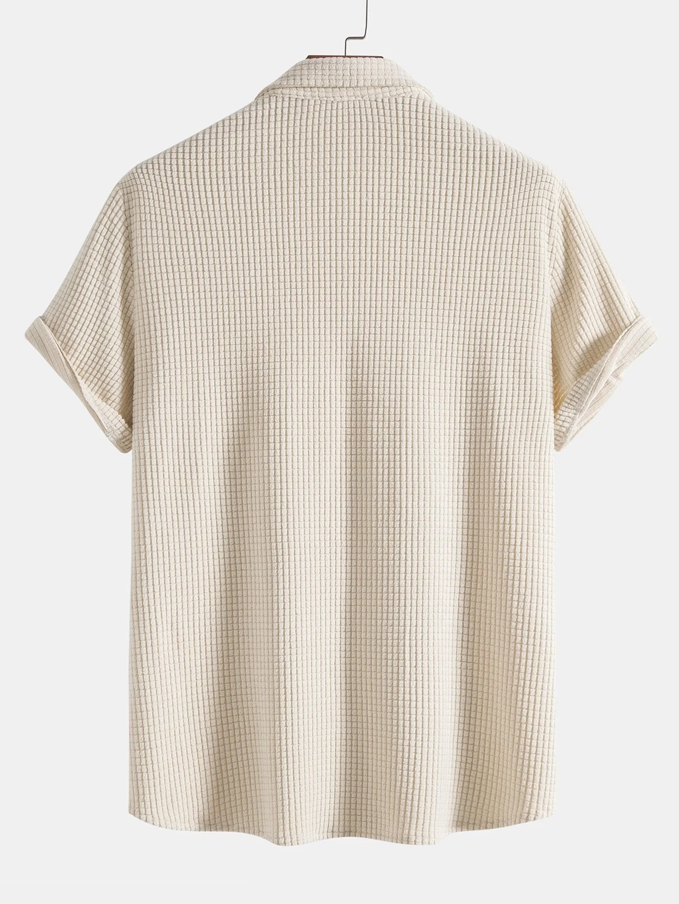 Salvador® | Waffle Button Up Shirt & Shorts - Image 5