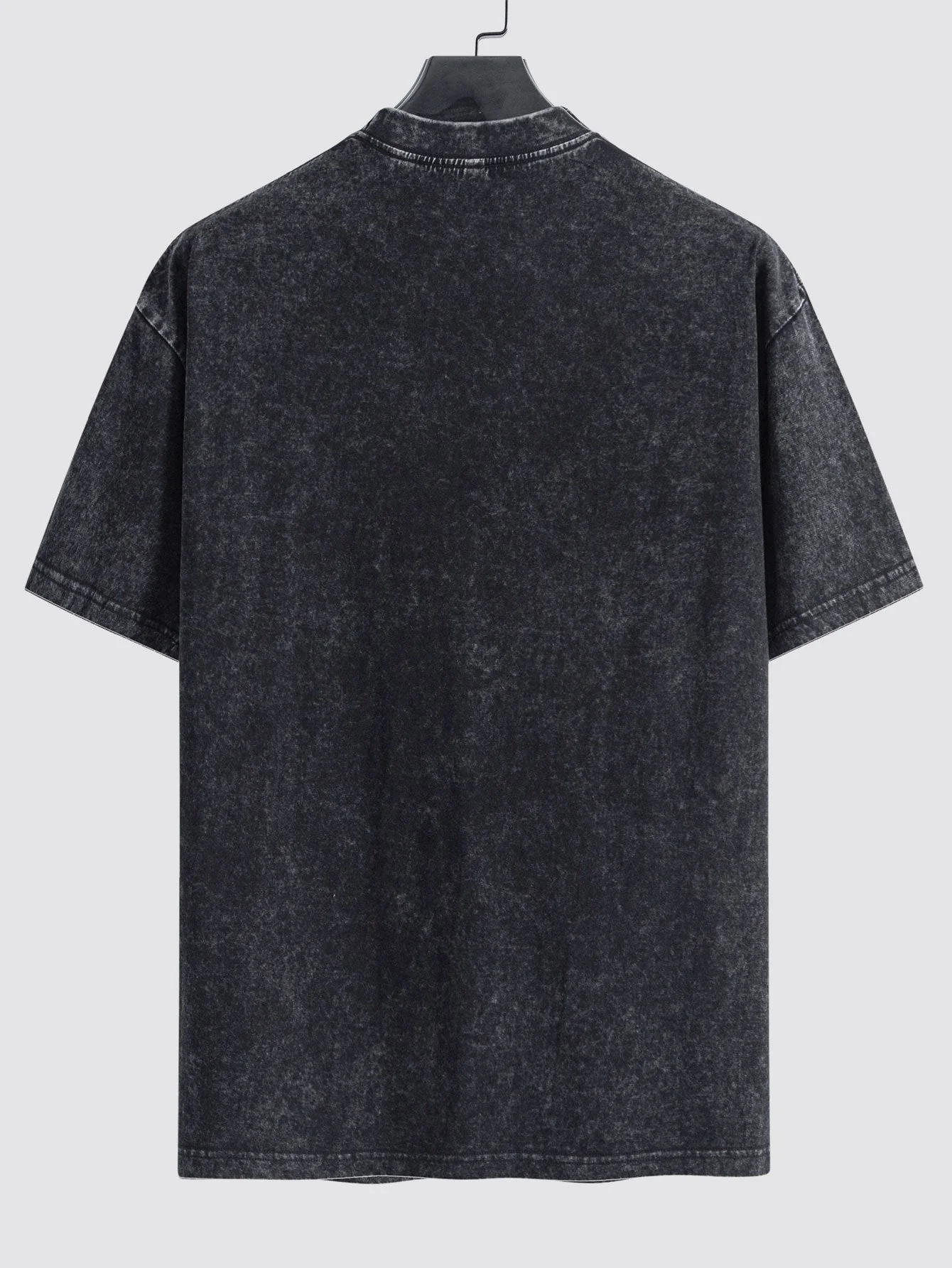 Sam® | Basic Washed Distressed Drop Shoulder Oversize T-Shirt - Image 10