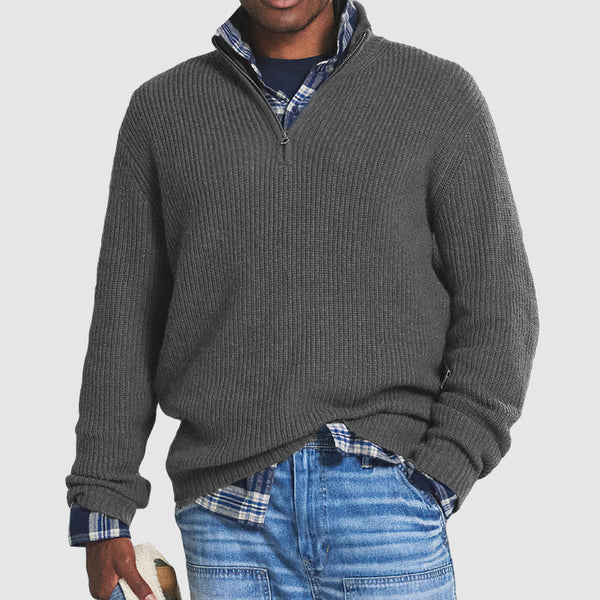 Samuel® | Business casual sweater with zipper