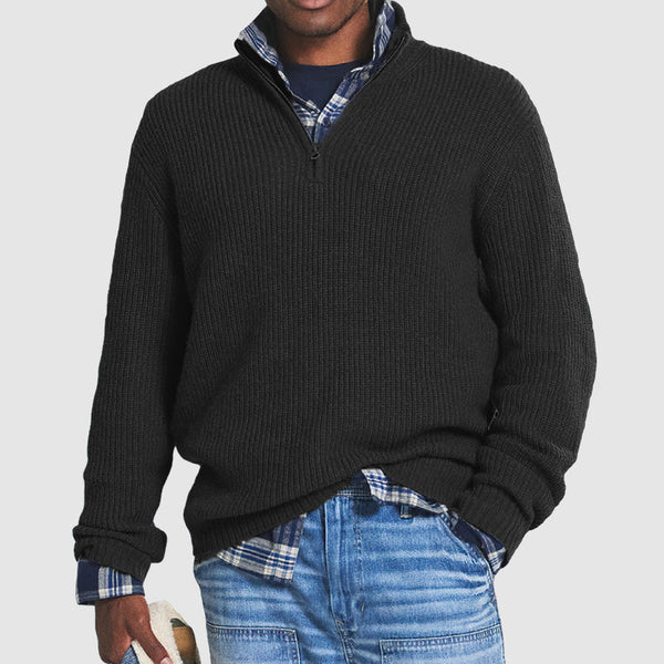 Samuel® | Business casual sweater with zipper - Image 2