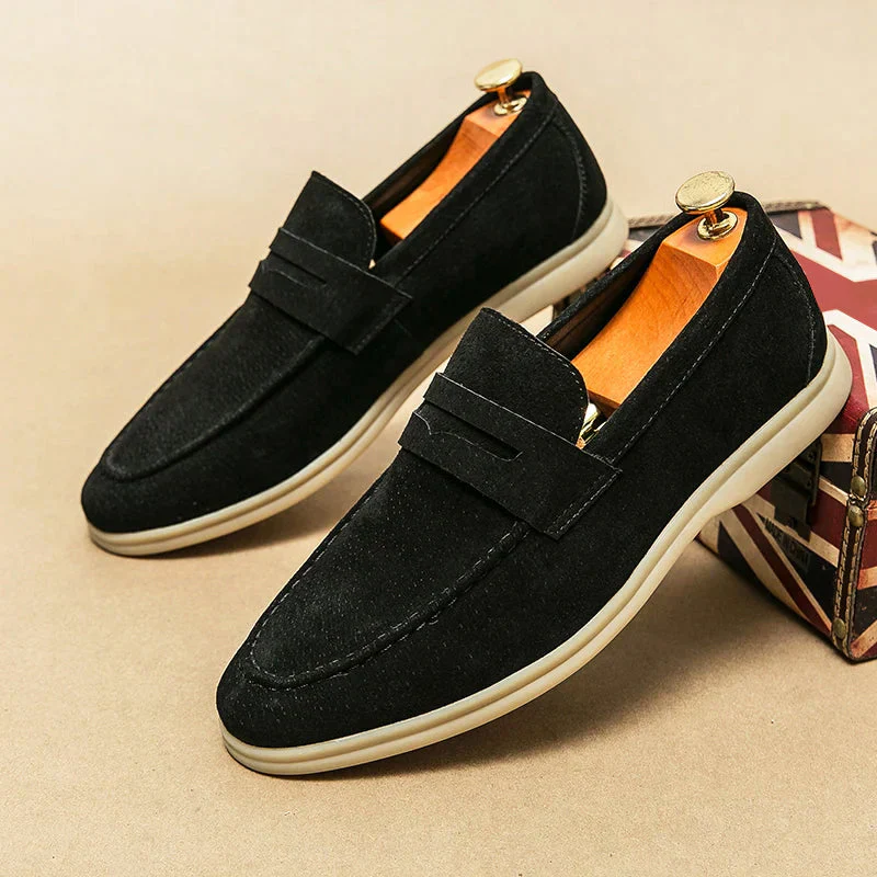 Samuel | Firenze Chic Suede Loafers - Image 2