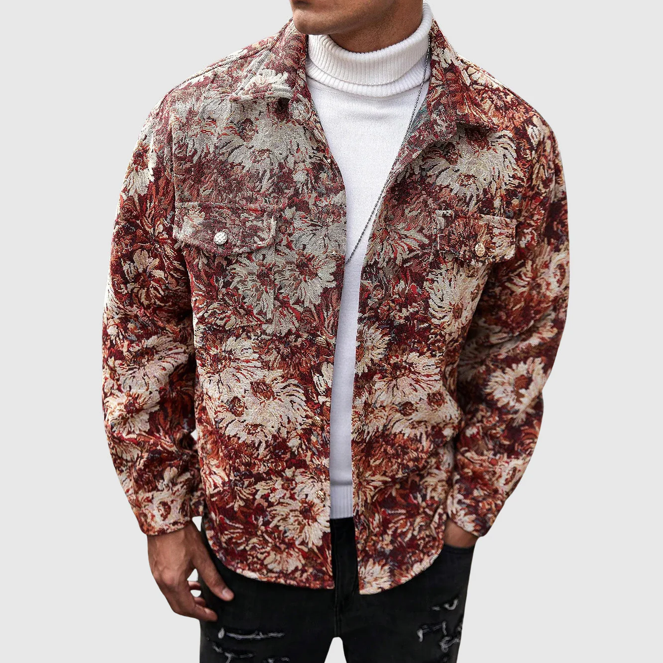 Santino® | Davide Costa Casual Bloom Jacket - Image 4