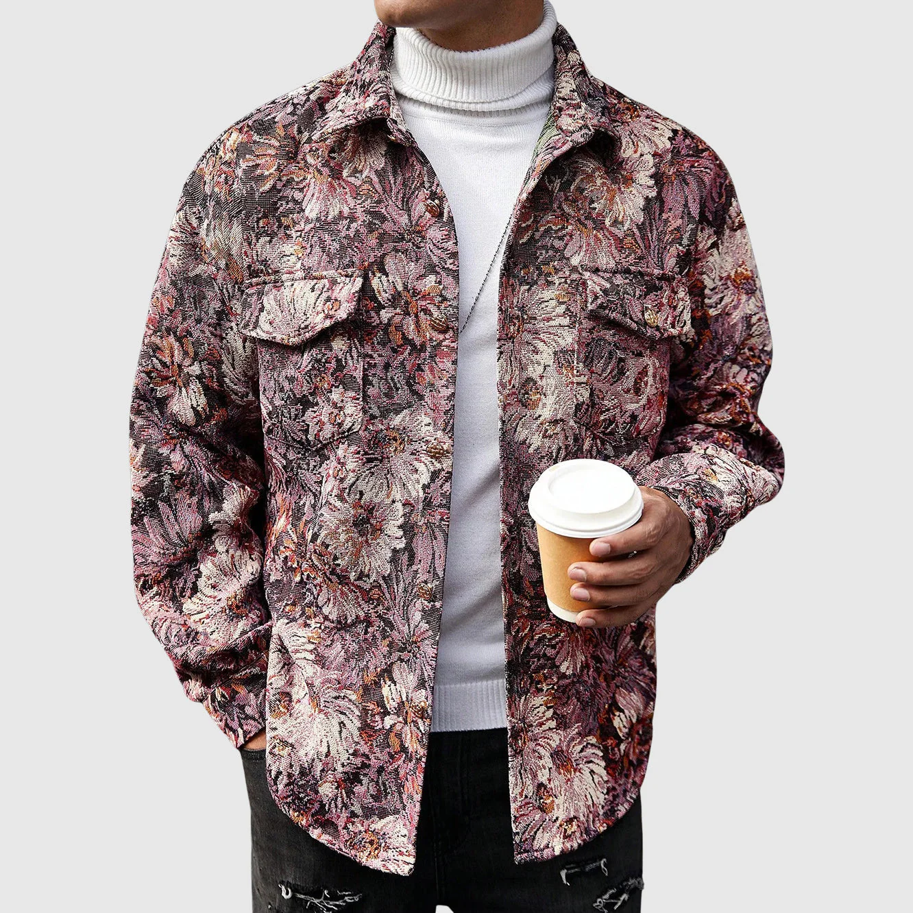 Santino® | Davide Costa Casual Bloom Jacket - Image 5