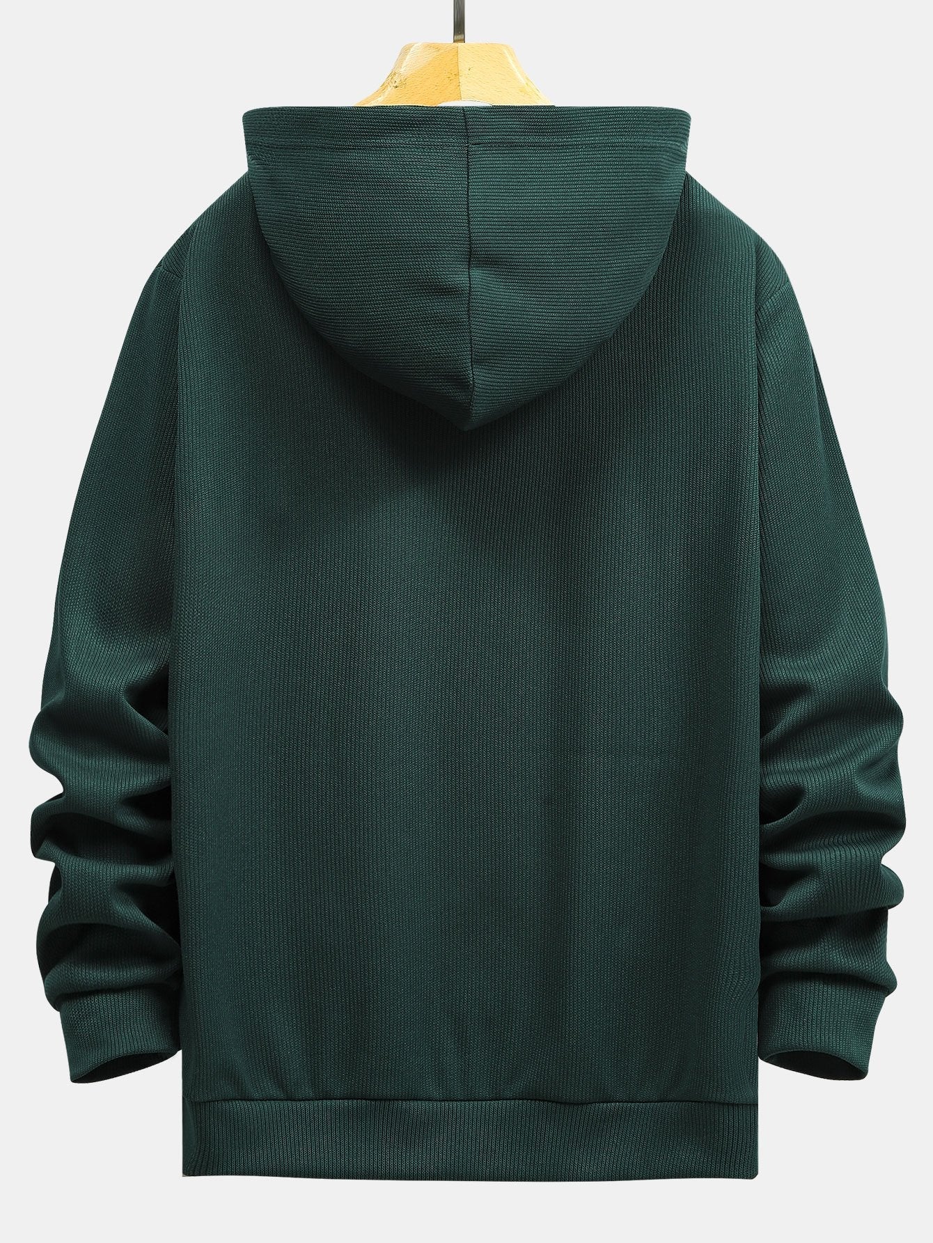 Santino | Basic Knitted Ribbed Hoodie - Image 4