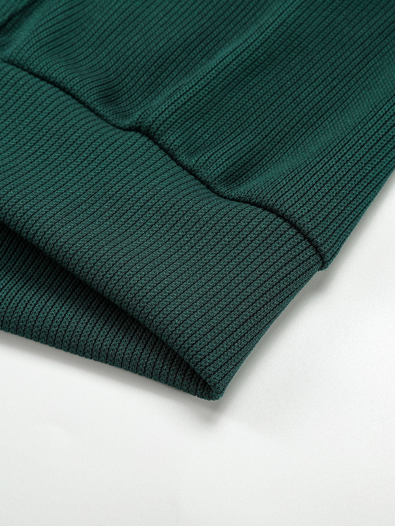 Santino | Basic Knitted Ribbed Hoodie - Image 6