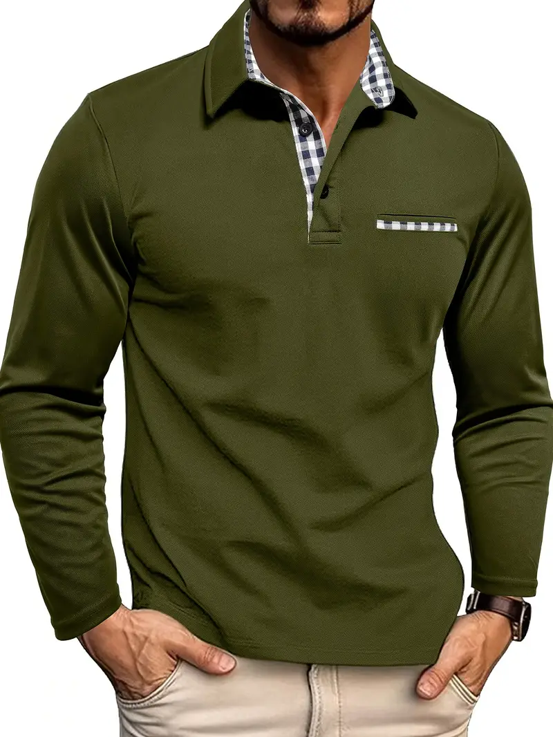 Scott | Long-sleeved polo shirt - Image 4