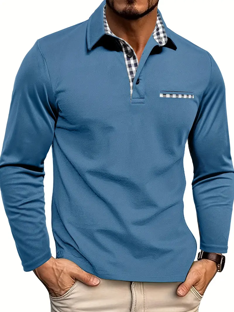 Scott | Long-sleeved polo shirt - Image 5