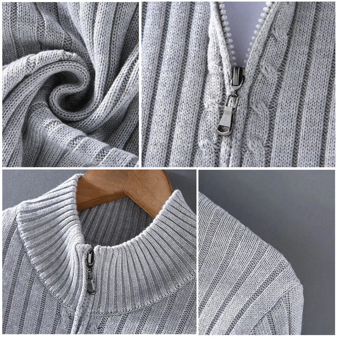 Severiano | Zip Casual Cardigan - Image 2