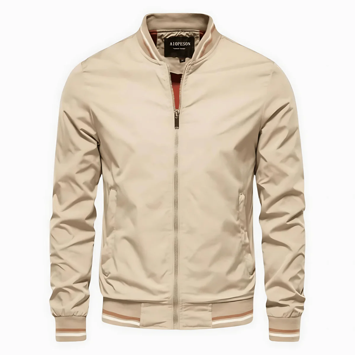 Shane | Men's Luxury Bomber Jacket for Fall - Image 2