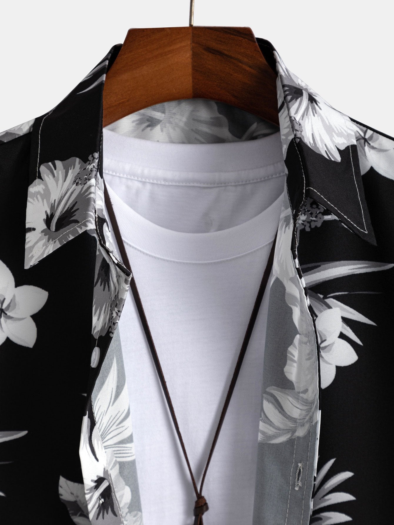 Sheldon® | Tropical Floral Print Button Up Shirt & Swim Shorts - Image 15