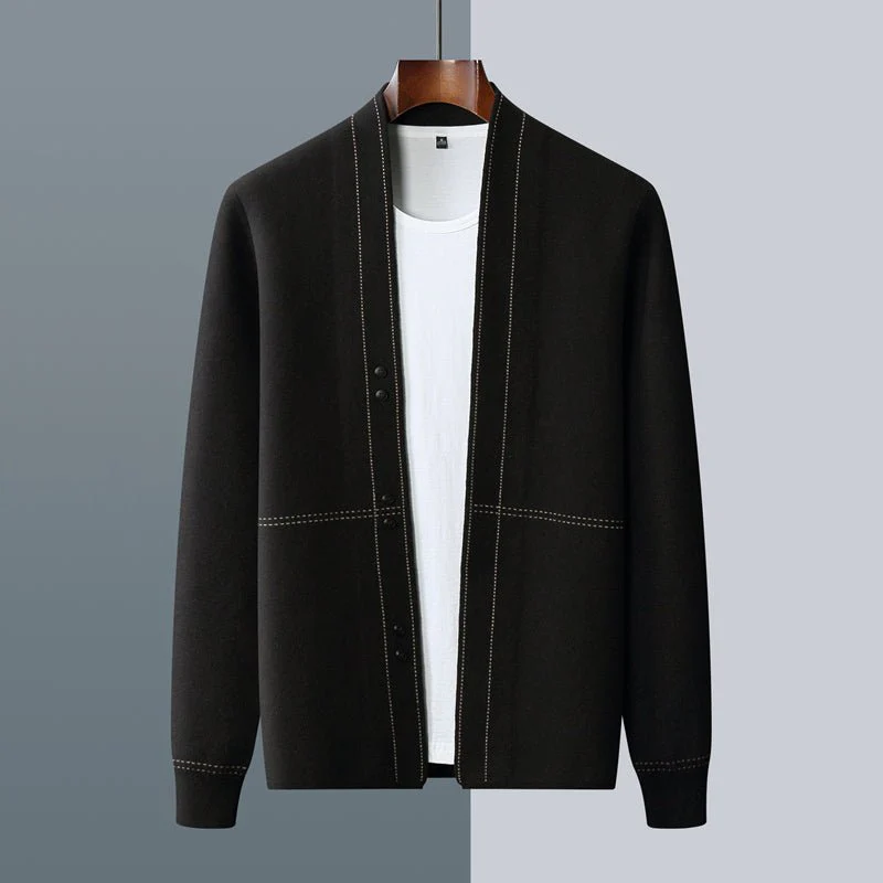 Simón® | Davide Costa Wool Weaver Cardigan - Image 3