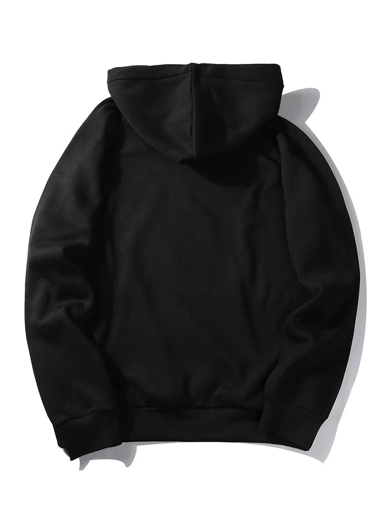 Slater | Cartoon Astronaut Planet Print Hoodie - Image 4