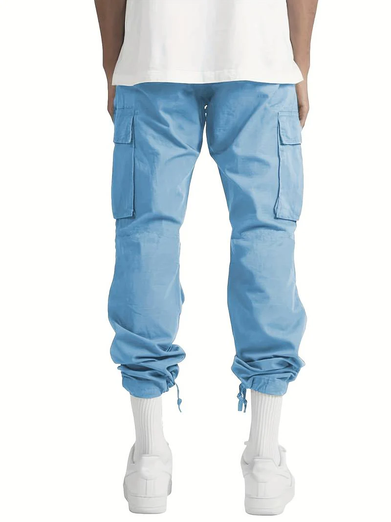Sófocles® | Solid Cotton Blend With Multiple Flap Pockets For Men - Image 17