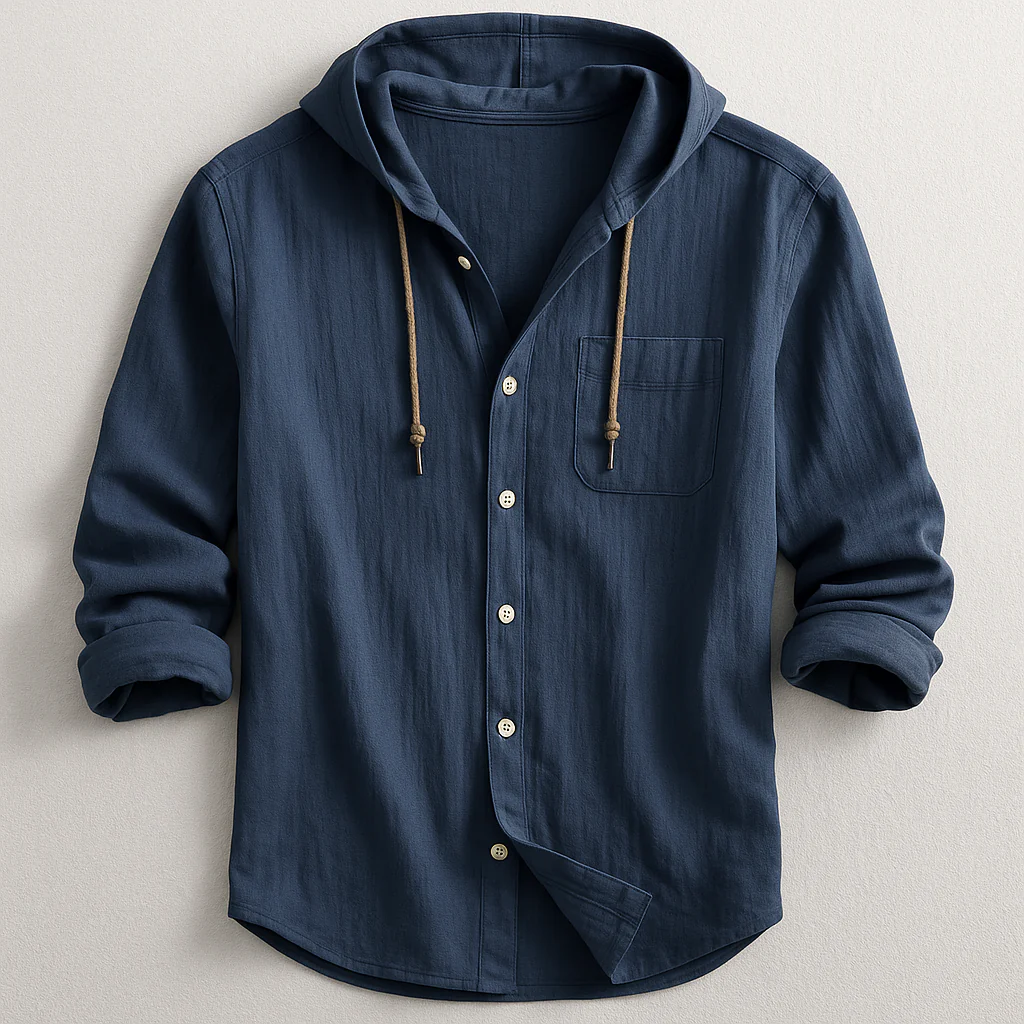 Stanley | Luxury Hooded Shirt - Image 2