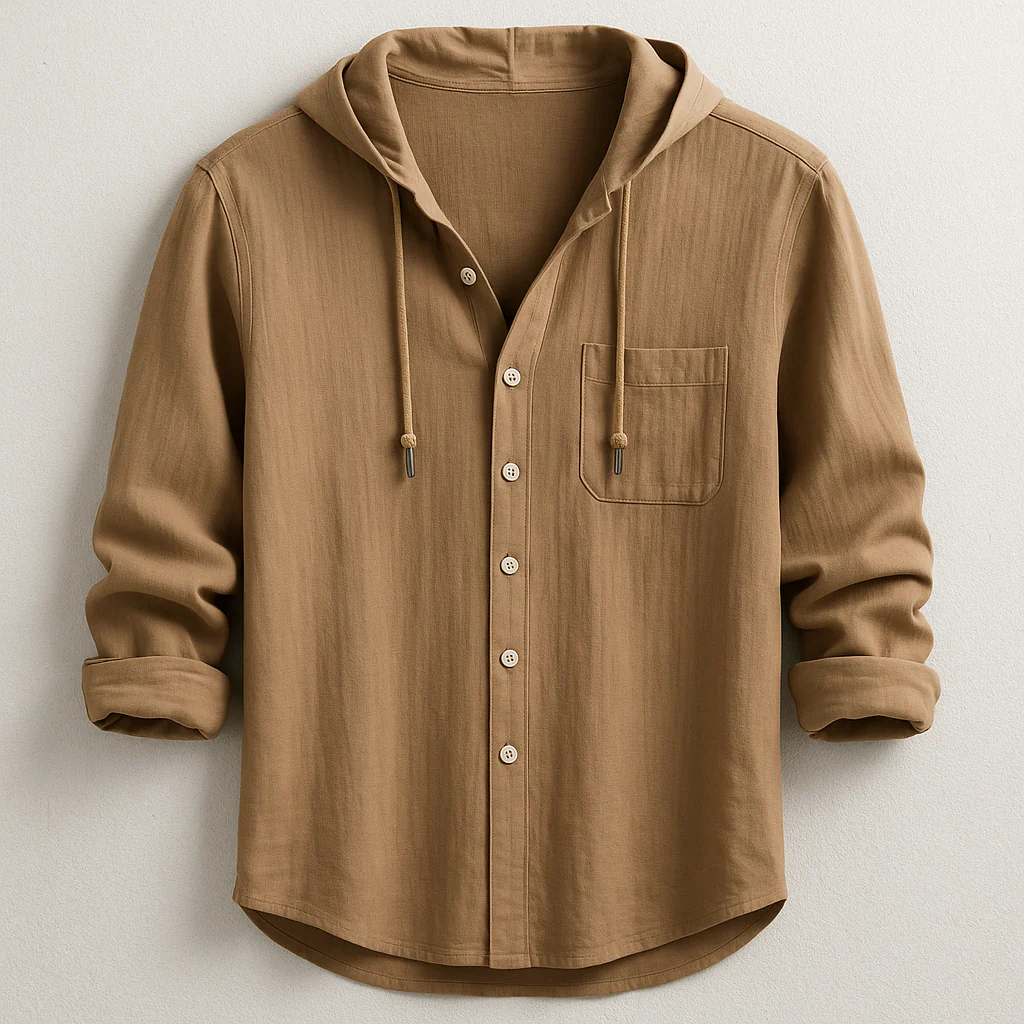 Stanley | Luxury Hooded Shirt - Image 4