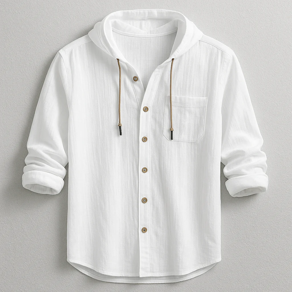 Stanley | Luxury Hooded Shirt - Image 6
