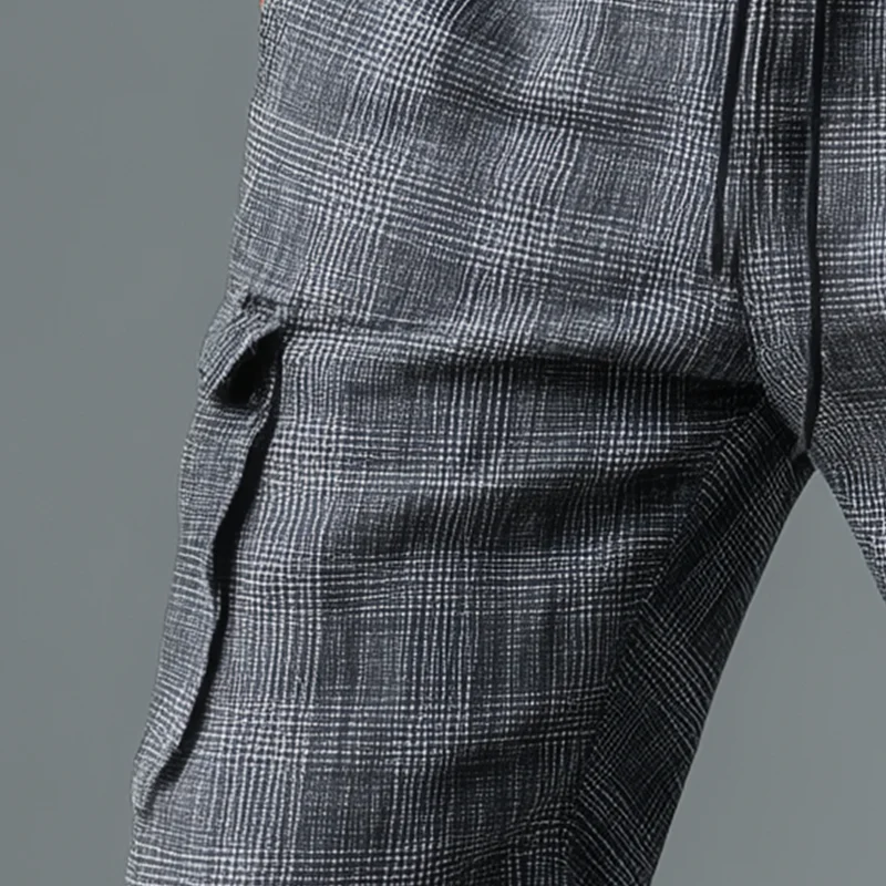 Stanley | Men'S Summer Fashion Plaid Linen Casual Pants - Image 3