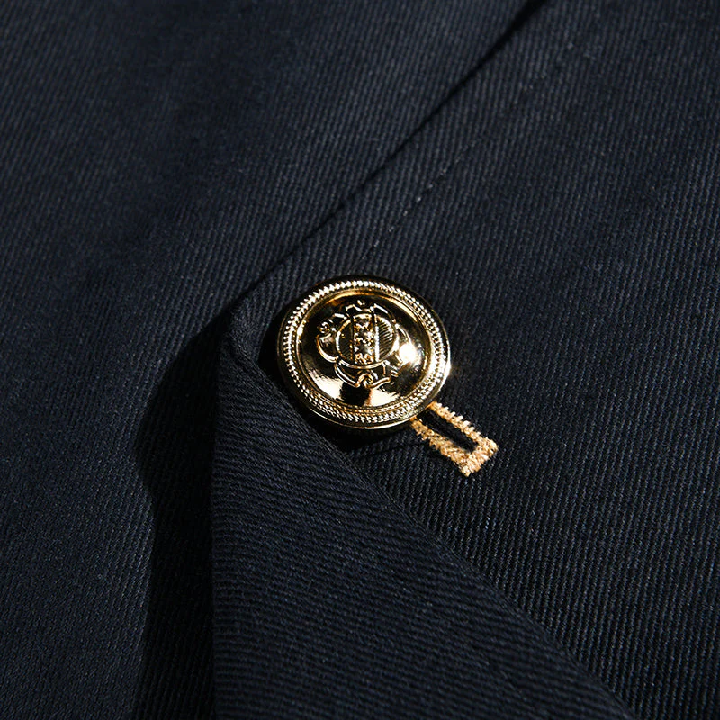 Sterling | Men's Vintage Casual Stand Collar Button Jacket - Image 9