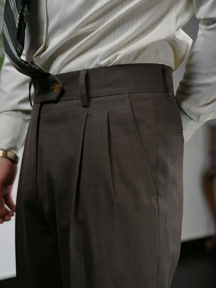 Steve® | Linen-Cotton Trousers