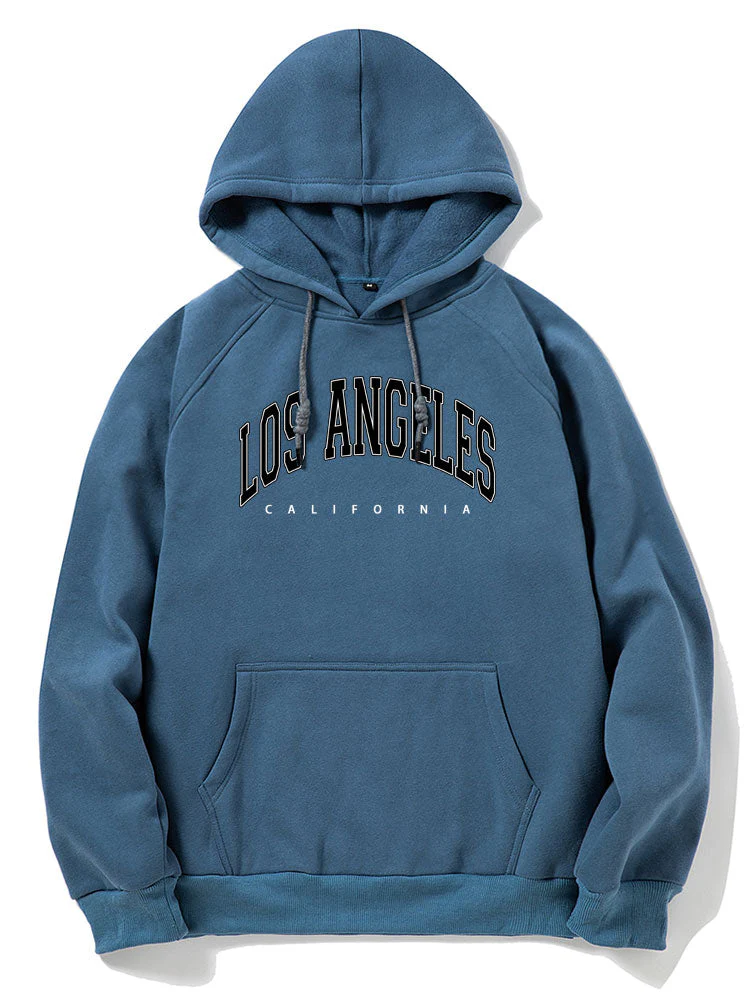 Tadhg | Los Angeles Letter Print Hoodies - Image 6