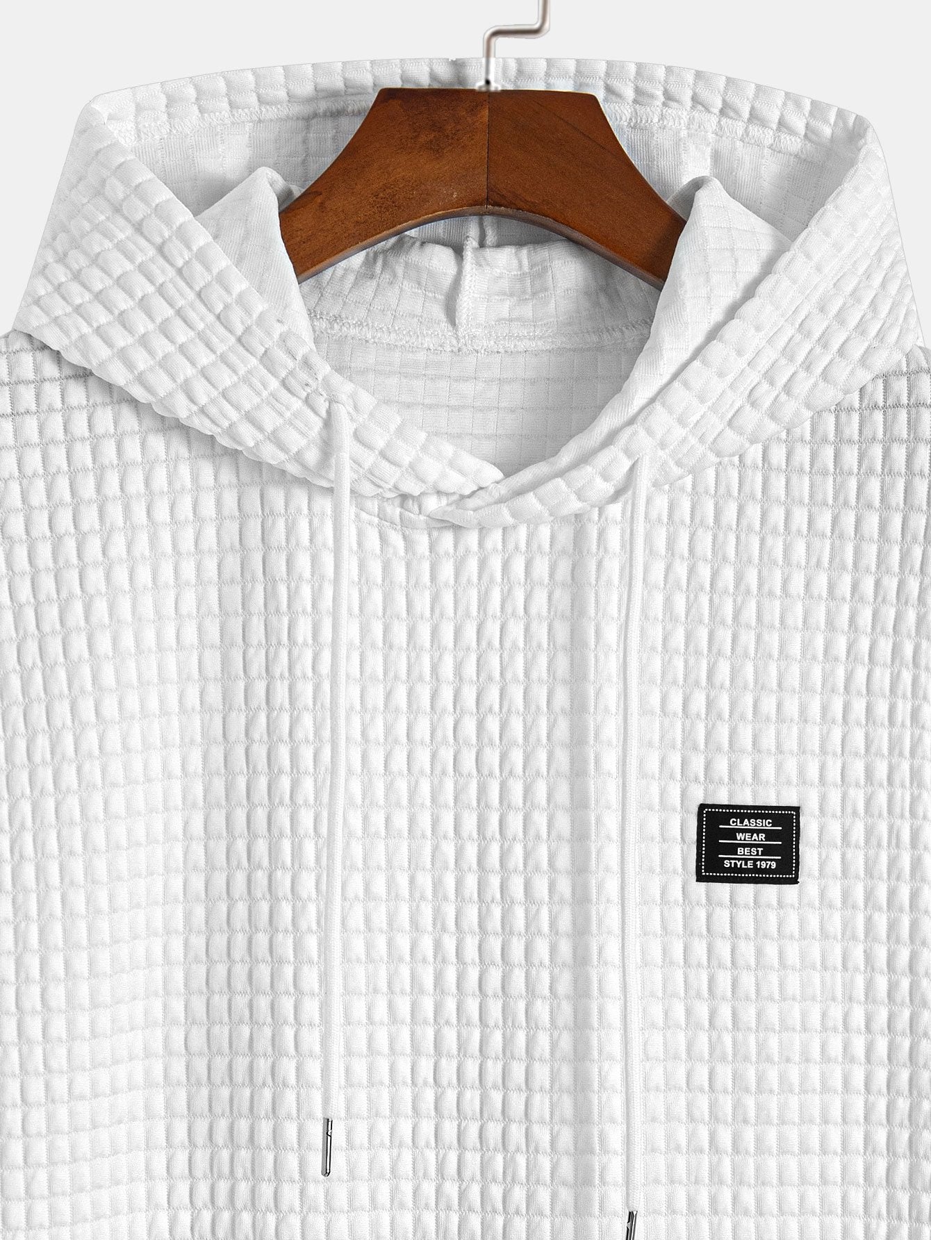 Terence® | Sleeveless Waffle Hooded Vest - Image 9