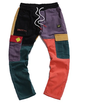 Terencio® | Color Patch Drawstring Pants For Men - Image 4