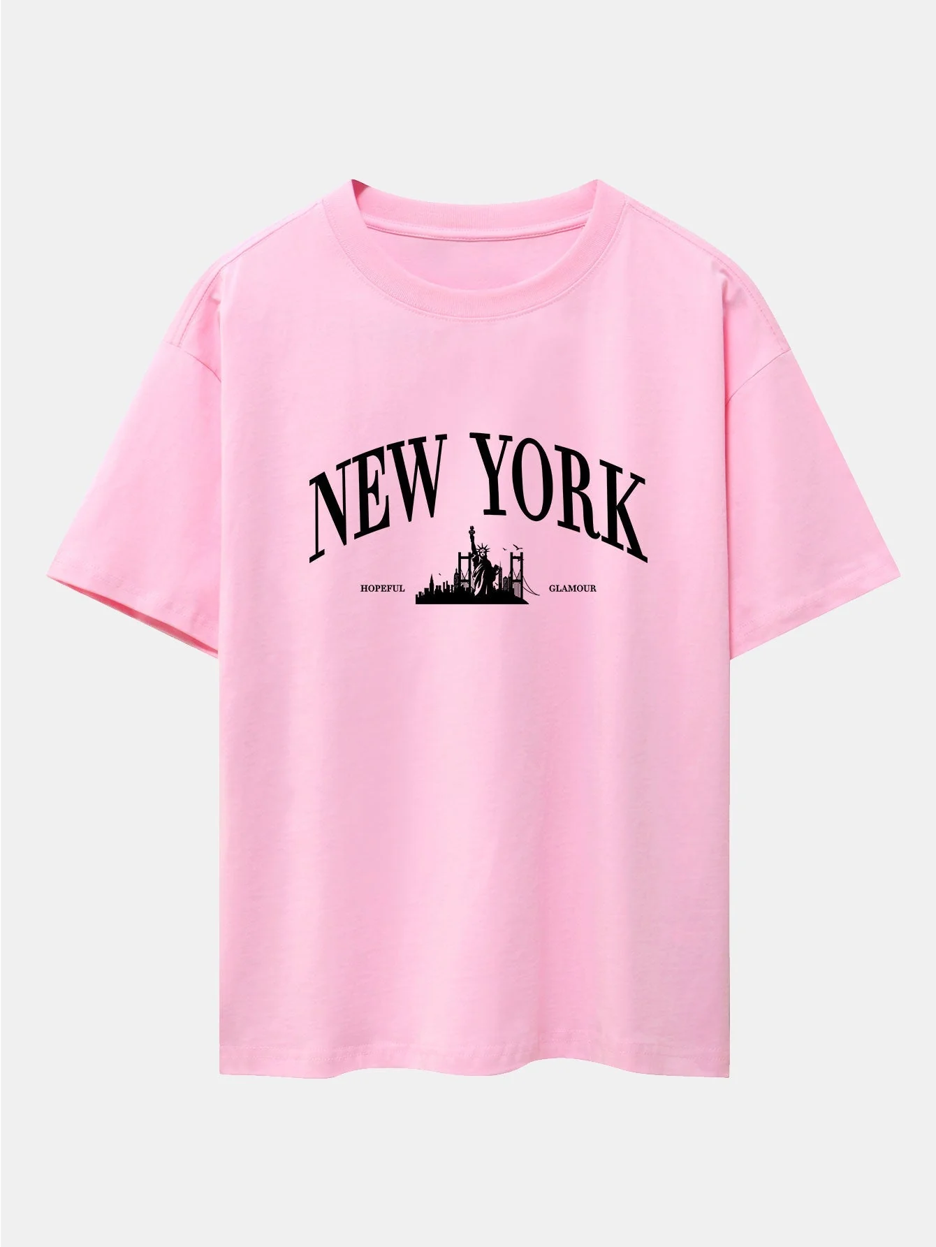 Thiago® | Slogan Print Drop Shoulder Oversize T-Shirt - Image 17