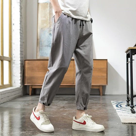 Timoteo® | Men'S Leisure Trousers In Beige - Image 4