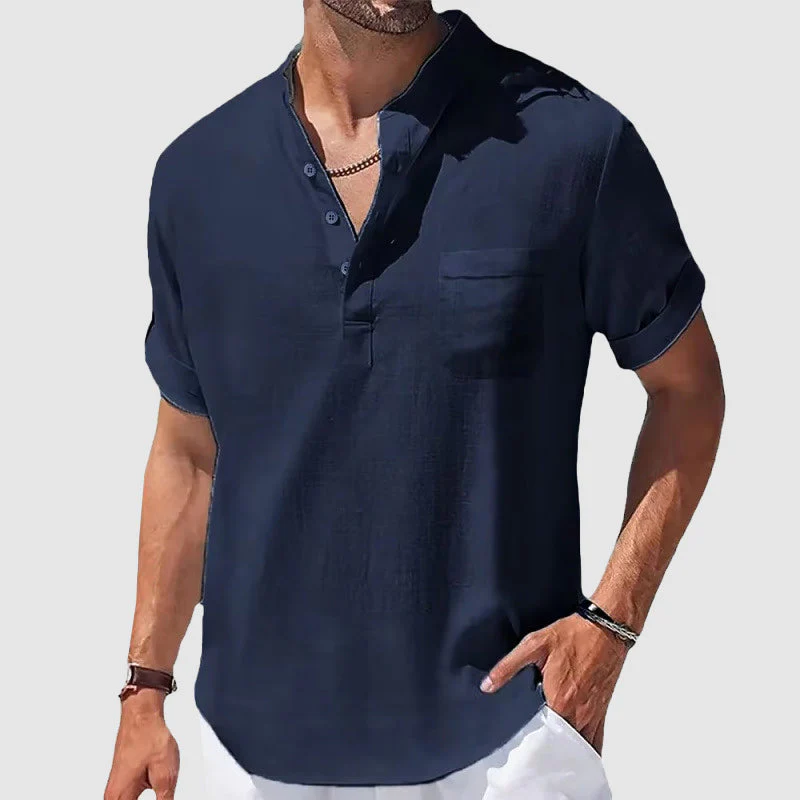 Tobias | Carvelli Cotton Henley