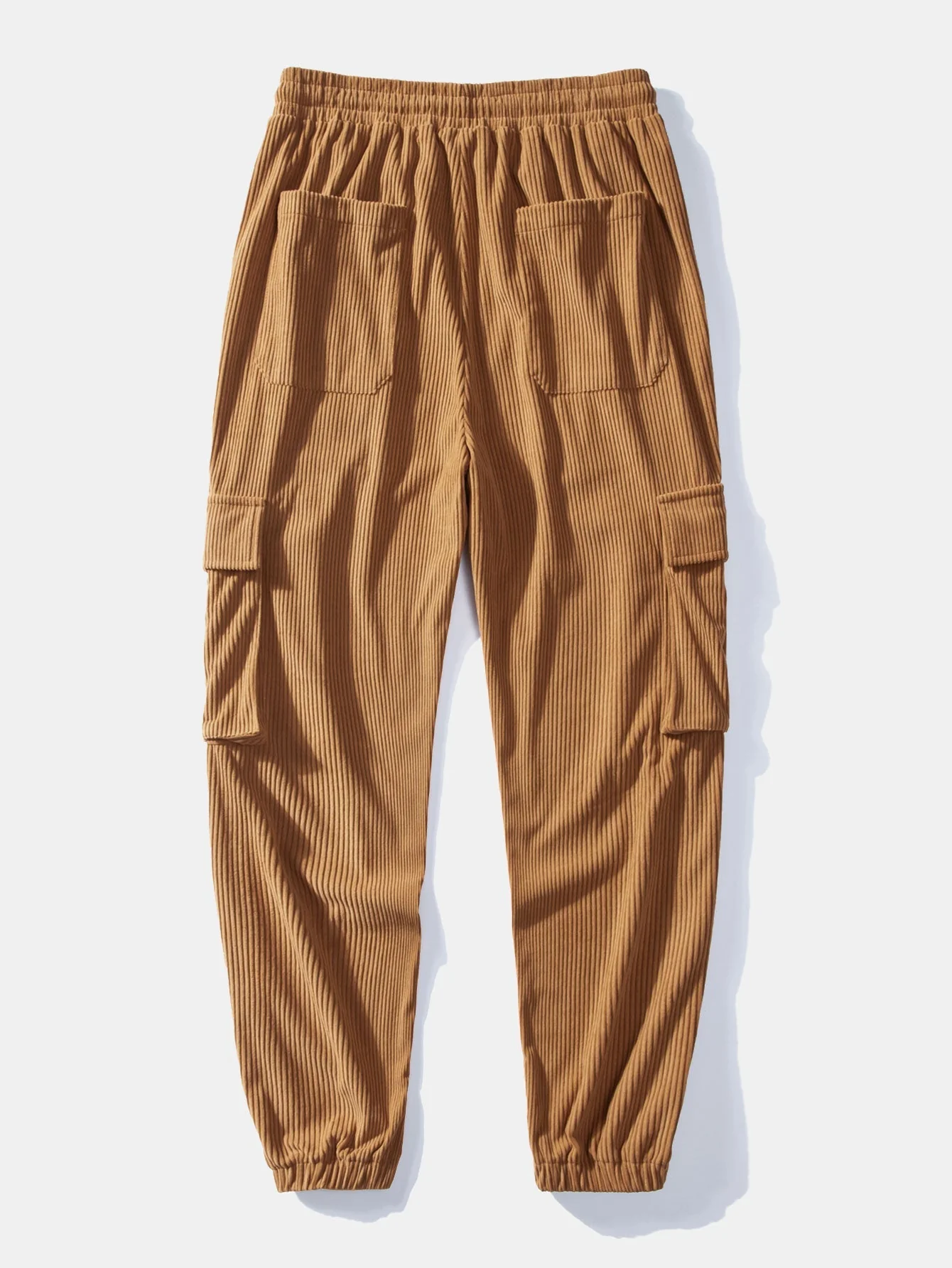 Tony® | Color Block Teddy Fleece Coat & Drawstring Corduroy Cargo Jogger Pants - Image 4