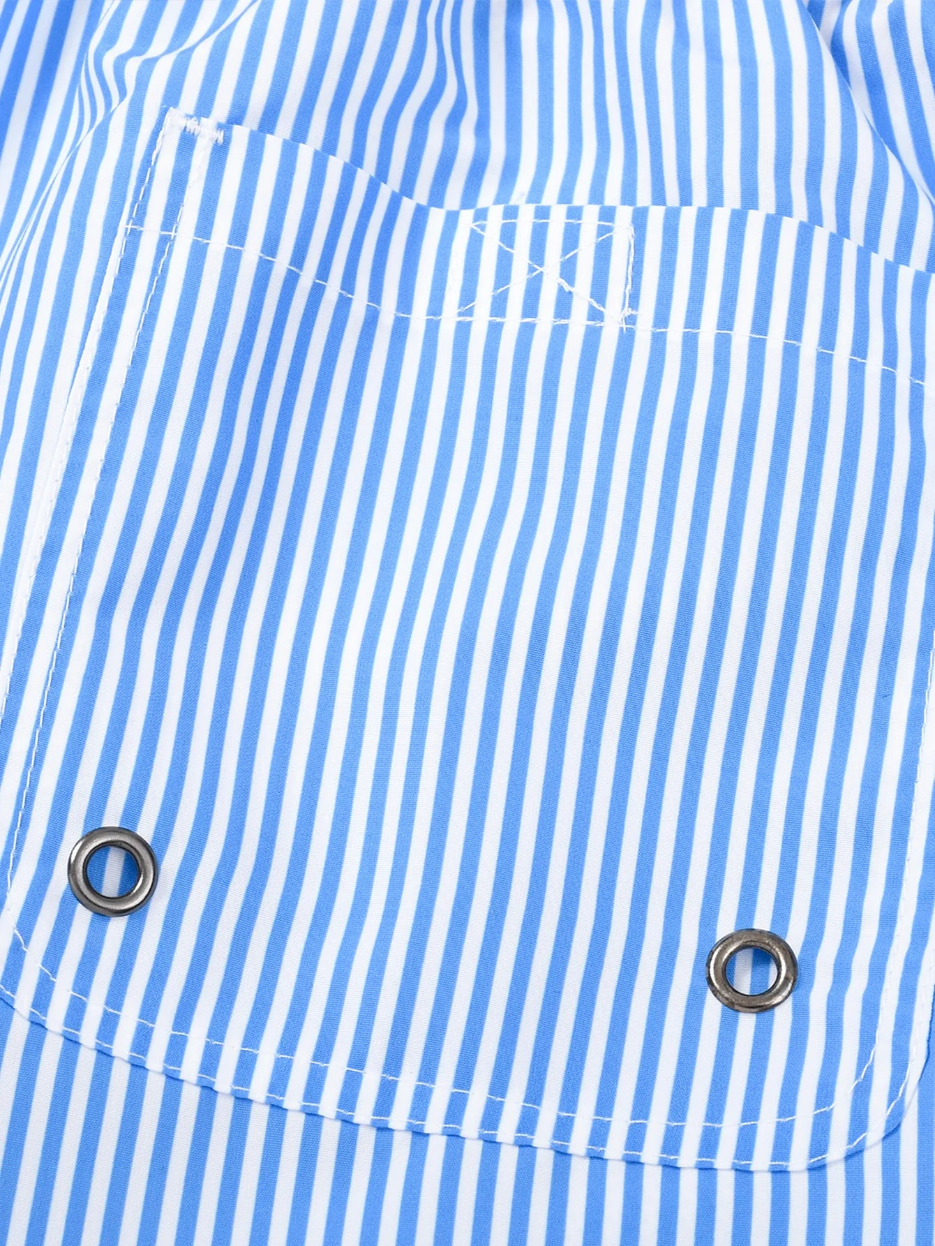 Travis® | Vertical Striped Drawstring Swim Shorts - Image 15