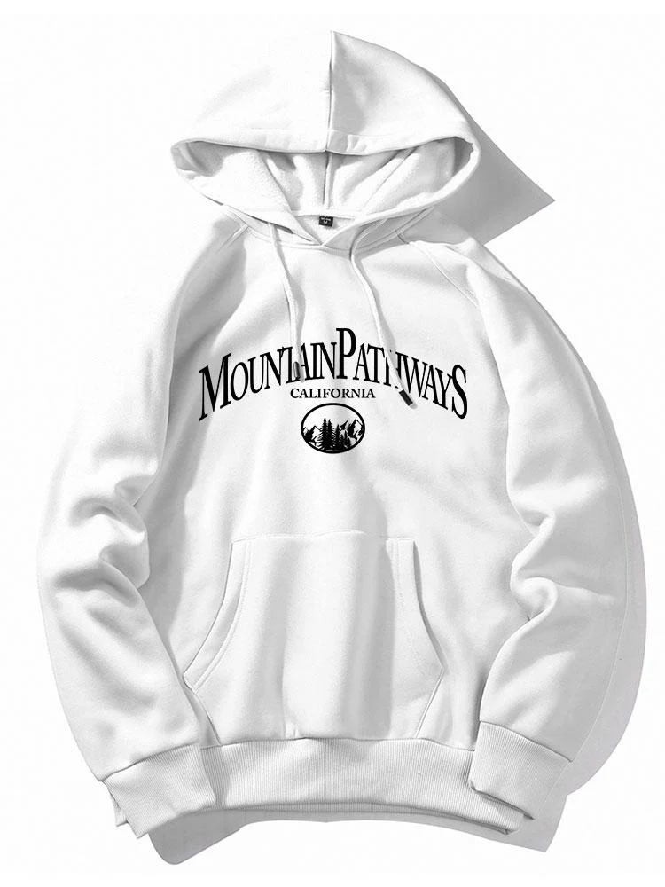 Trey | Mountain Pathways Print Hoodie - Image 2
