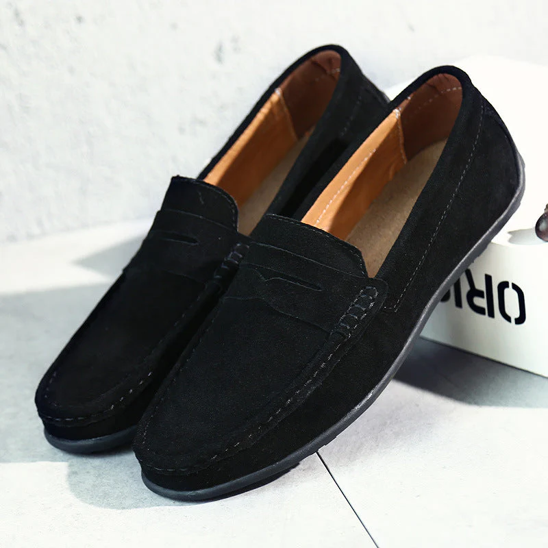 Tyrell | Retro Suede Men's Loafers - Image 13