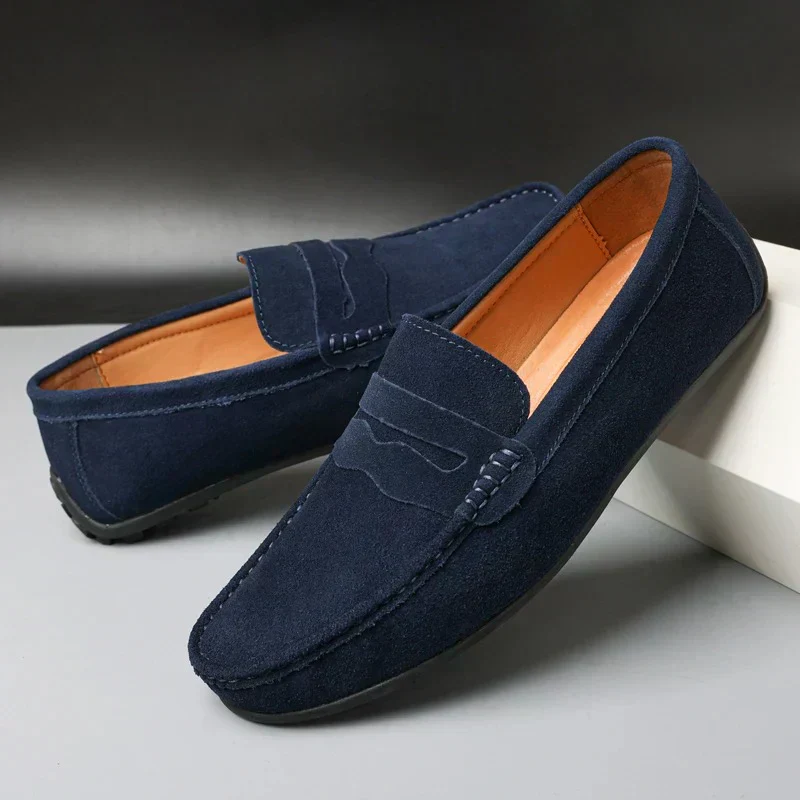 Tyrell | Retro Suede Men's Loafers - Image 4