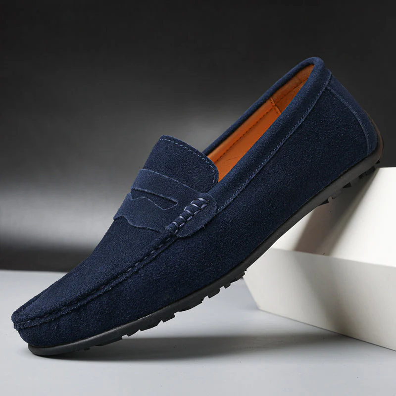 Tyrell | Retro Suede Men's Loafers - Image 5