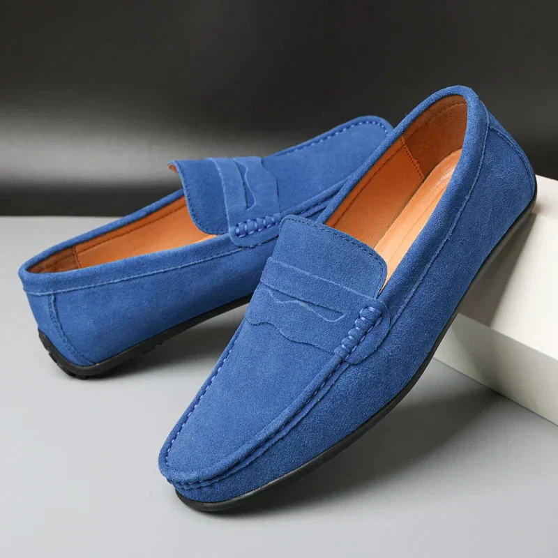Tyrell | Retro Suede Men's Loafers - Image 7