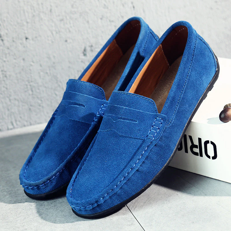 Tyrell | Retro Suede Men's Loafers - Image 9