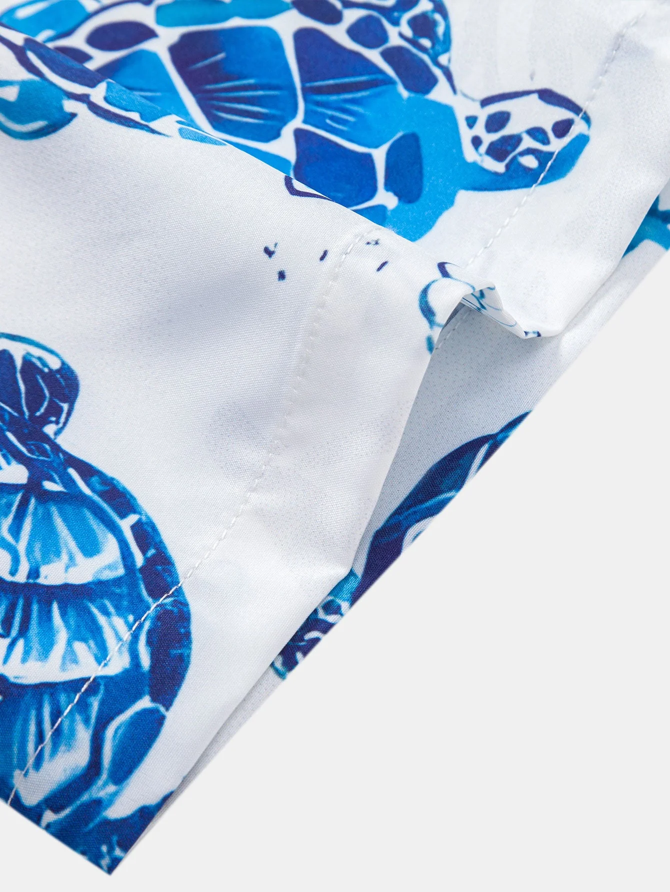 Tyrone® | Turtle Print Button Up Shirt & Swim Shorts - Image 16