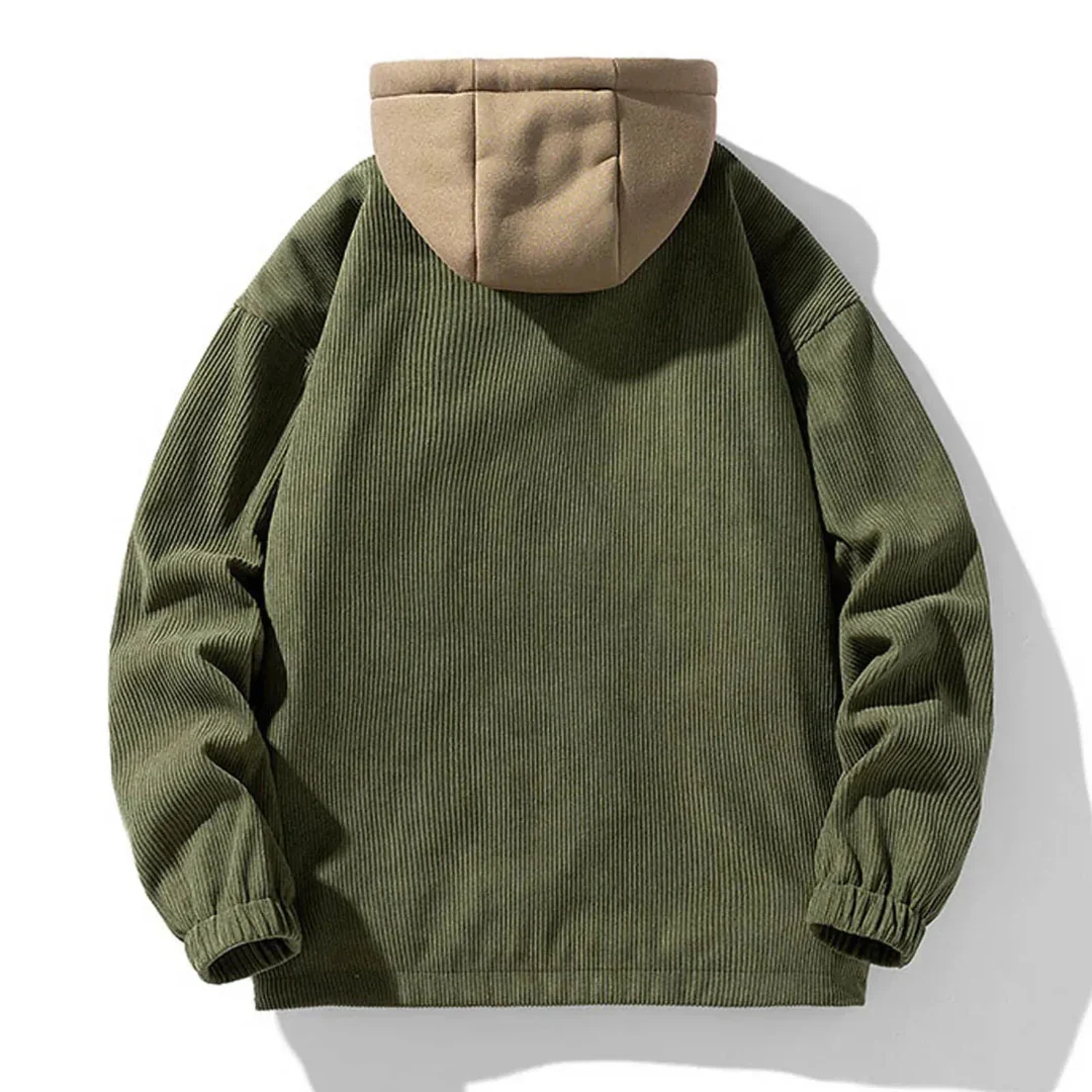 Ulises | David Corduroy Hoodie Jacket - Image 2