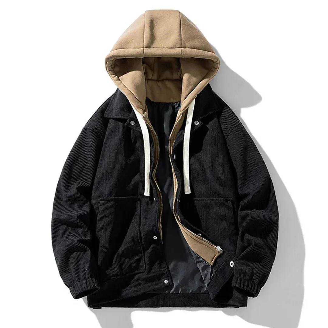 Ulises | David Corduroy Hoodie Jacket - Image 3